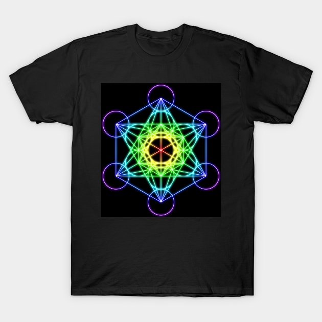 Metatron's Cube T-Shirt by tuditees